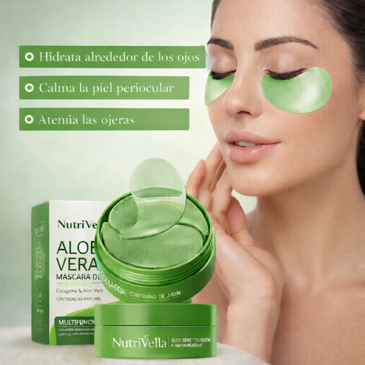 Parches Antiojeras de Aloe Vera con Efecto Calmante y Reafirmante